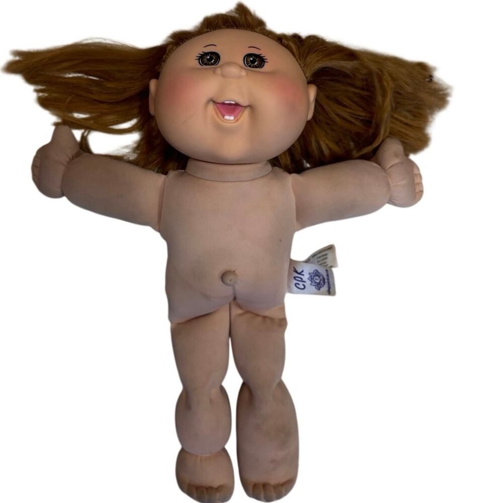Vintage 2014 Cabbage Patch Doll O.A.A. Dirty Blond Hair Brown Eyes READ
